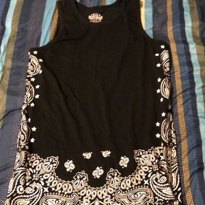 Bandanna tank top